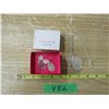 Image 1 : Fine Filigree Pendant Neckjlace and Earring Set Sliver Stone