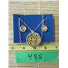 Image 2 : Sweet Sobert Facated Pendant Necklace Gift Set Honey
