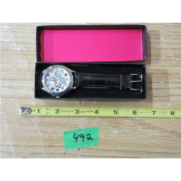Rhinestone Rainbow Watch