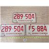Image 1 : (3) 1975 Sask License Plates