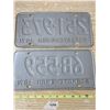Image 2 : (2) 1971 Sask License Plates