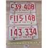 Image 1 : (3) 1973 Sask License Plates