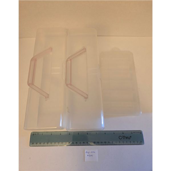 Two Storage Boxes and One Divided Case