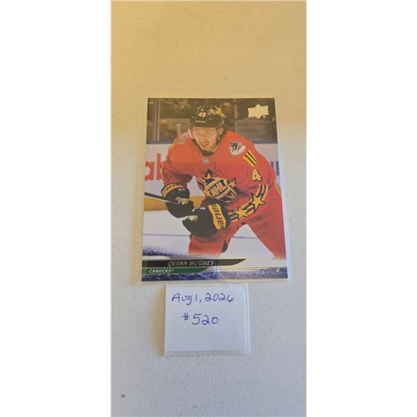 Quinn Hughes Card