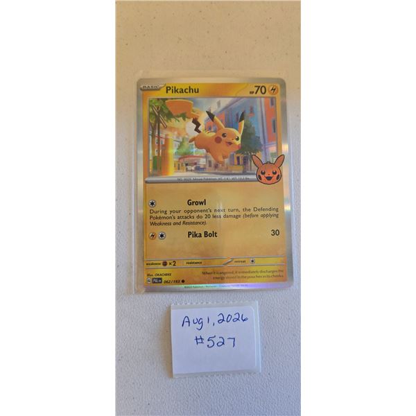 Pikachu Card