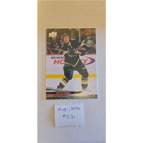Brock Faber Card