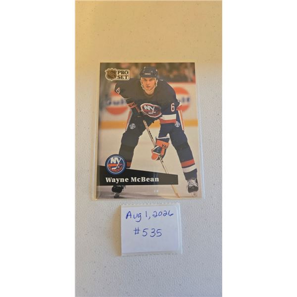 Wayne McBean Card - French Version