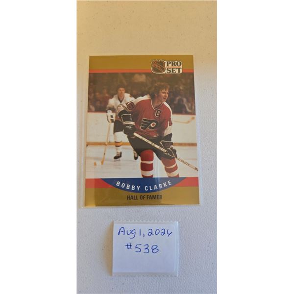 Bobby Clarke Hall of Famer Card