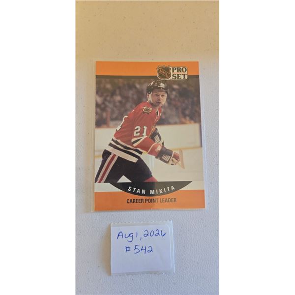 Stan Mikita Career Point Leader Card