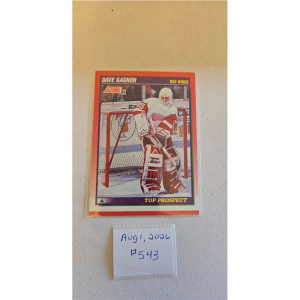 Dave Gagnon Top Prospect Card