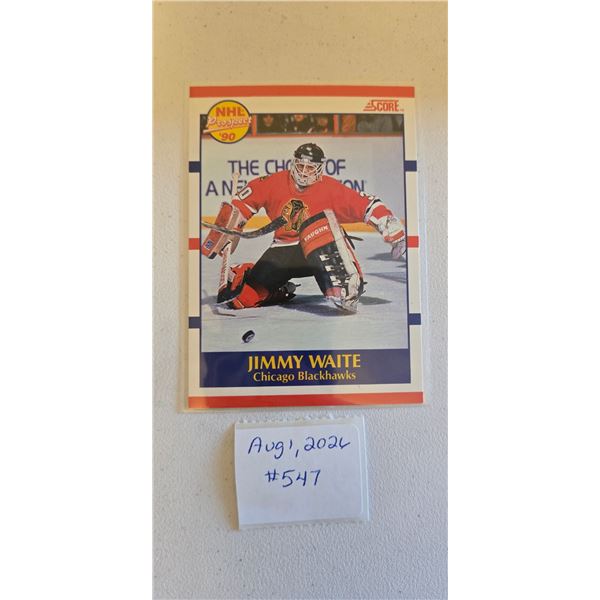 Jimmy Waite NHL Prospect Card
