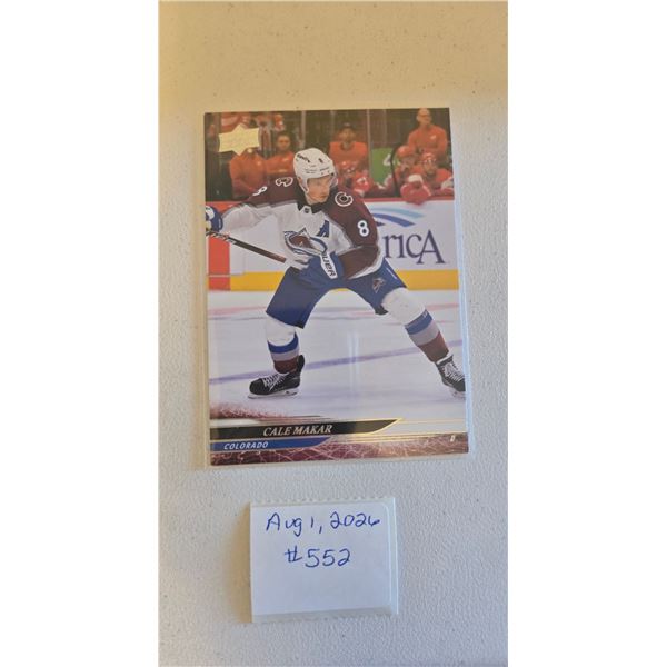 Cale Makar Card