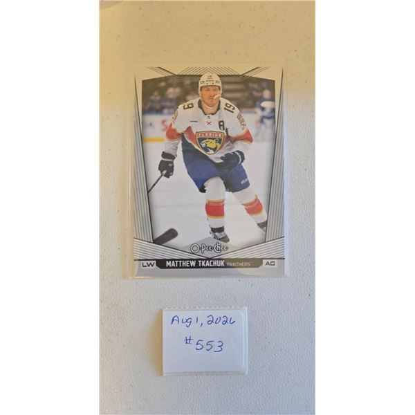 Matthew Tkachuk Card