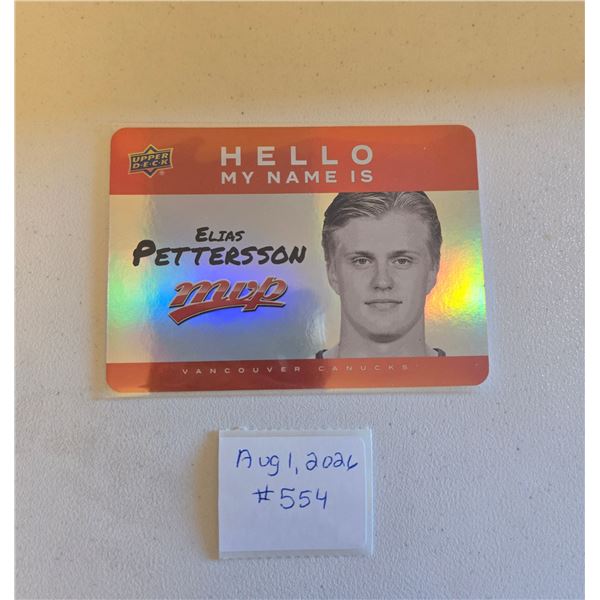 Elias Pettersson Insert Card