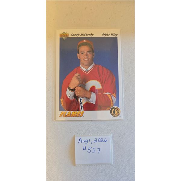 Sandy McCarthy Draft Choice Card