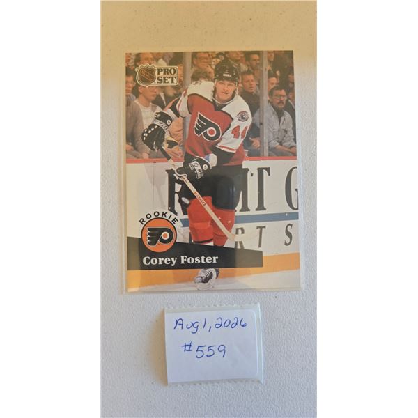 Corey Foster Rookie Card