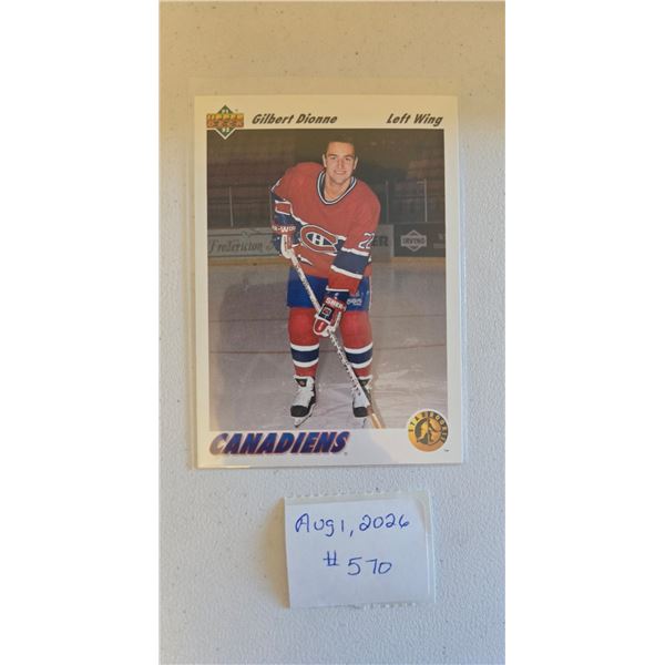 Gilbert Dionne Star Rookie Card