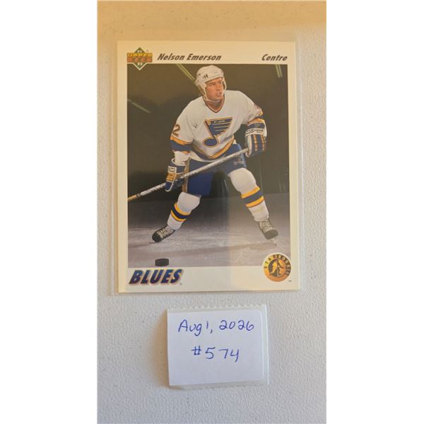 Nelson Emerson Star Rookie Card