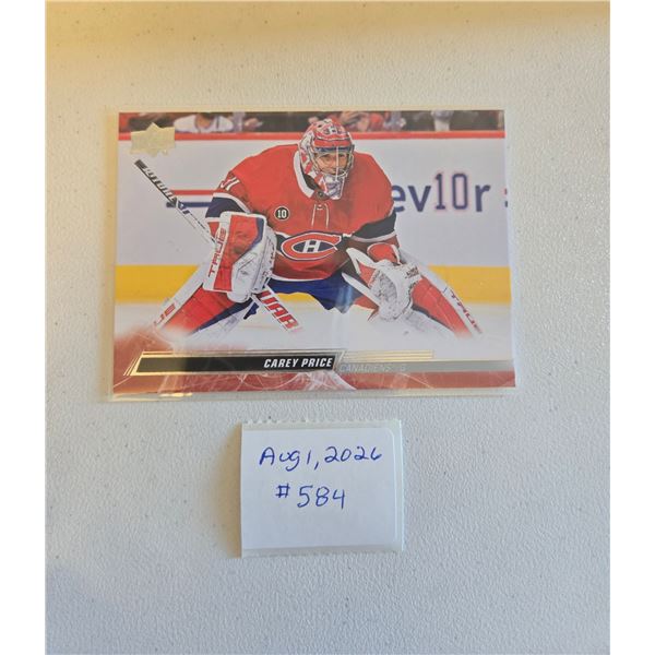 Carey Price Card