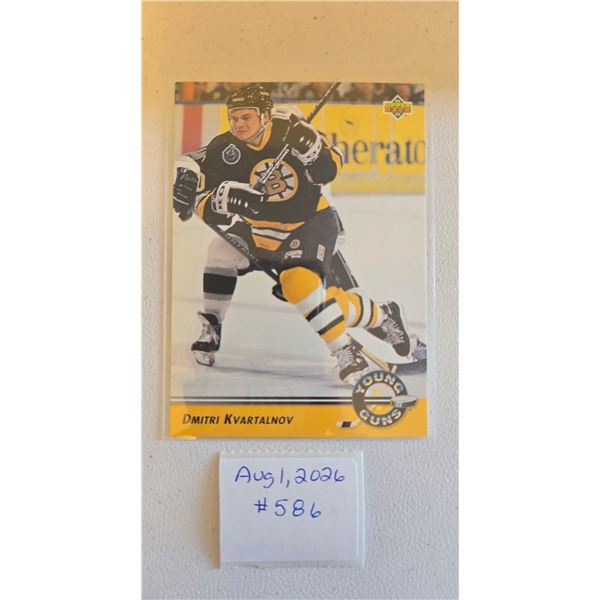 Dmitri Kvartalnov Young Guns Card