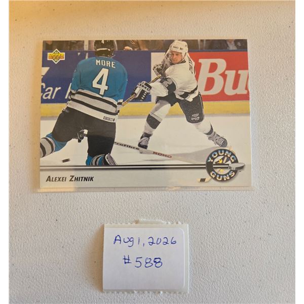 Alexei Zhitnik Young Guns Card