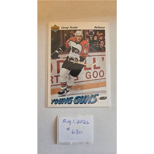 Corey Foster Young Guns Card