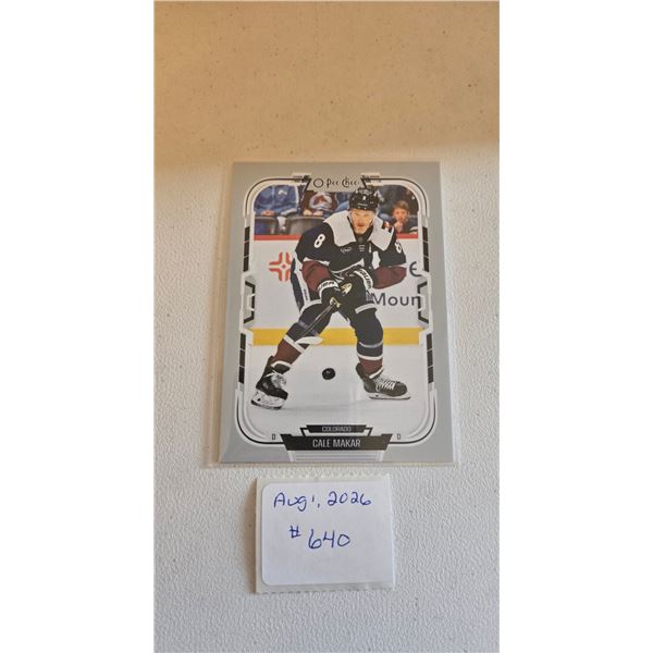 Cale Makar Card