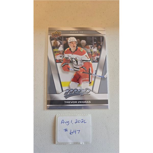 Trevor Zegras Card