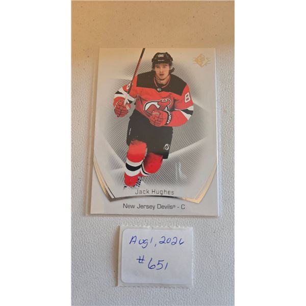 Jack Hughes Card