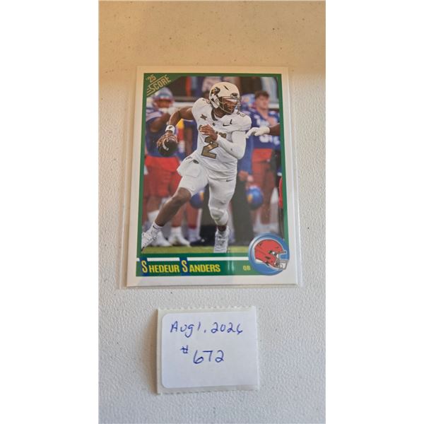 Shedeur Sanders Card