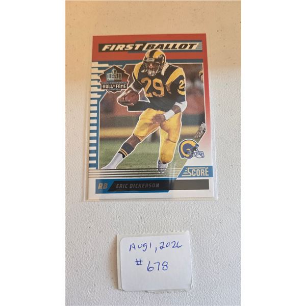 Eric Dickerson Insert Card