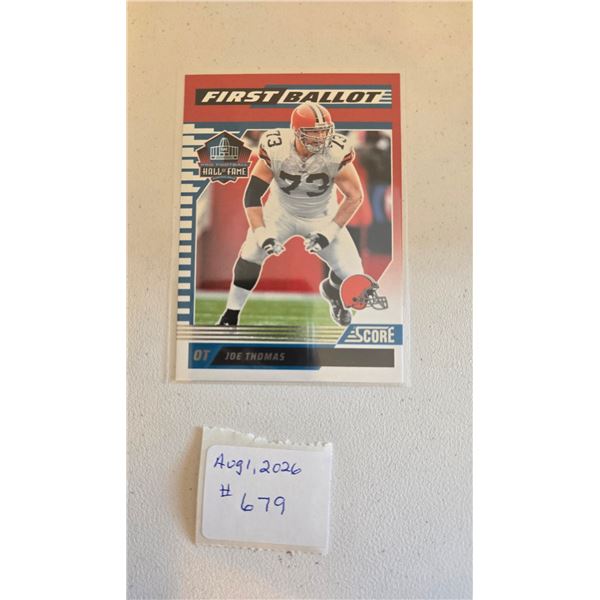 Joe Thomas Insert Card