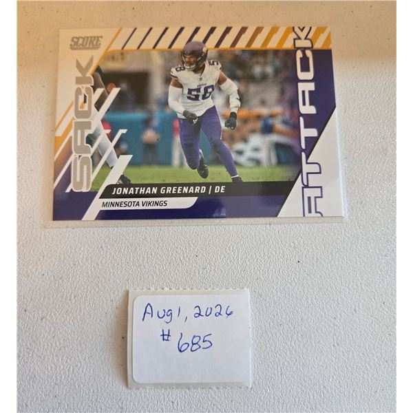 Jonathan Greenard Insert Card
