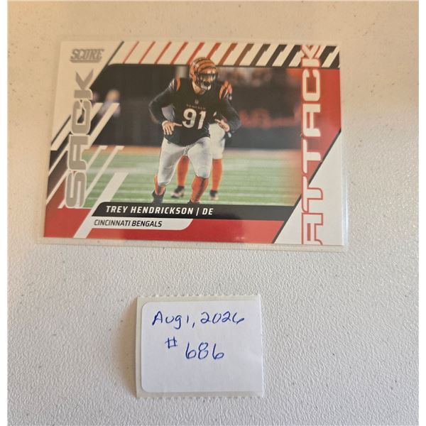 Trey Hendrickson Insert Card