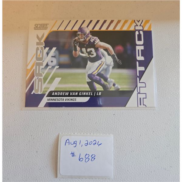 Andrew Van Ginkel Insert Card