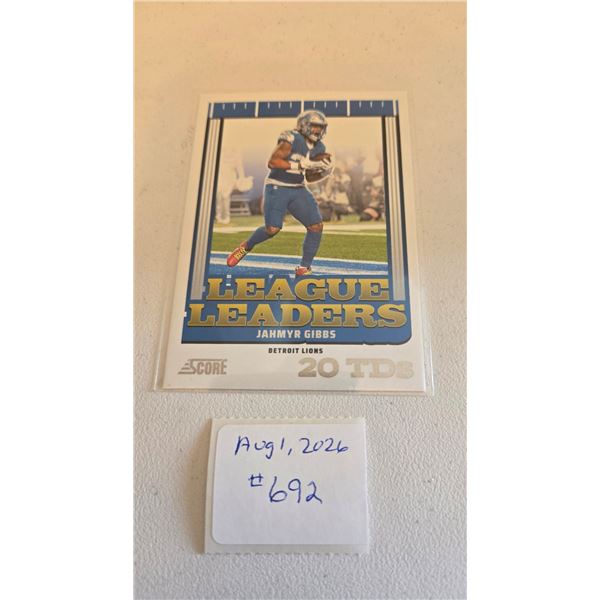 Jahmyr Gibbs Insert Card