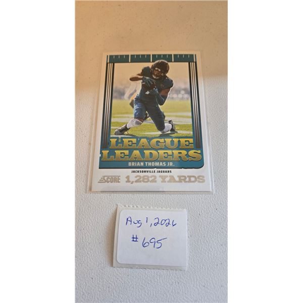 Brain Thomas Jr Insert Card