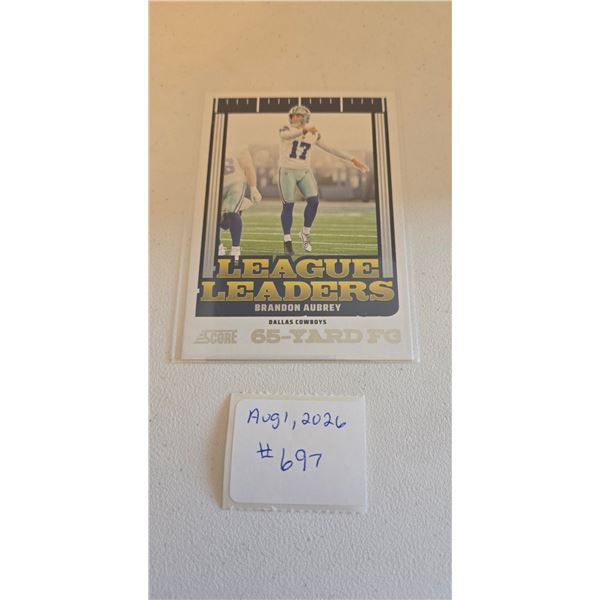 Brandon Aubrey Insert Card