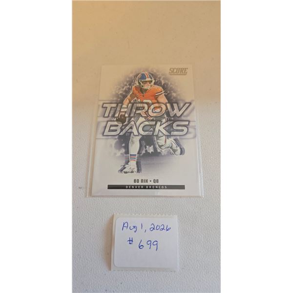 Bo Nix Insert Card