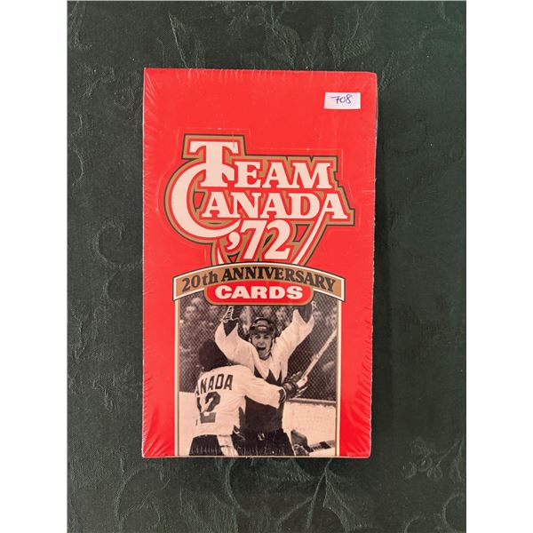 Team Canada '72 Factory Sealed Hockey Card Box