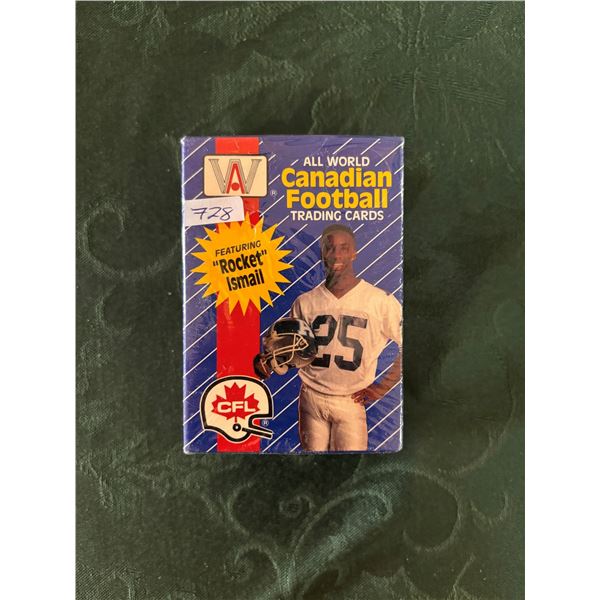 1991 All World Canadian Football Cards Factory Sealed Box