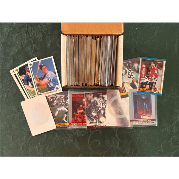 Box of Assorted Sportscards