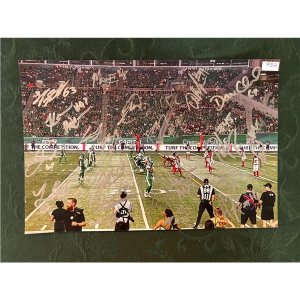 Saskatchewan Roughriders Autographed Picture