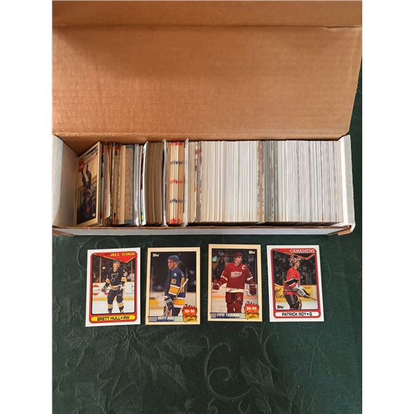 Box of Assorted Hockey Cards