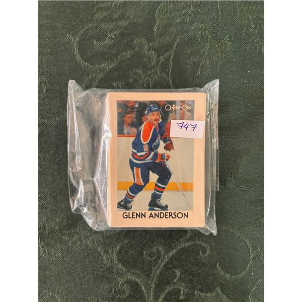 1987 OPC Mini Hockey Card Set