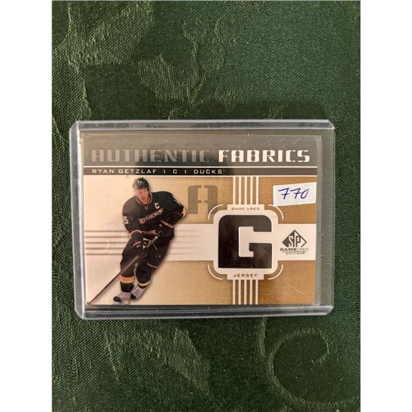 Ryan Getzlaf - Jersey Card