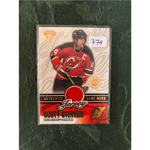 Scott Stevens - Jersey Card