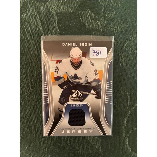 Daniel Sedin - Jersey Card