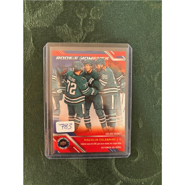 Macklin Celebrini - Rookie Card