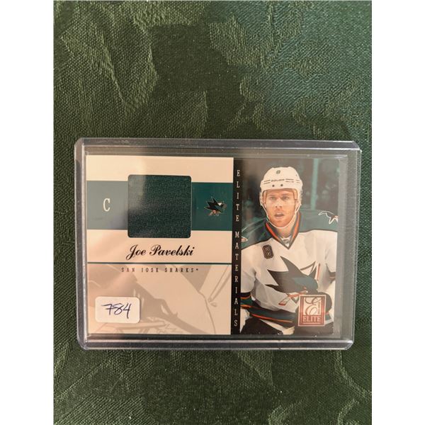 Joe Pavelski - Jersey Card